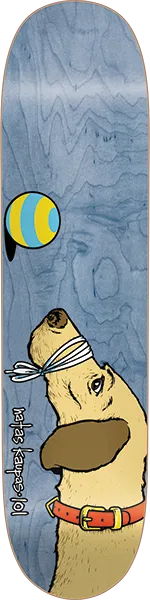 101 Natas Dog Skateboard Deck -7.88 Blue/Veneer Sp DECK ONLY