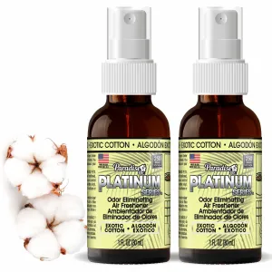 2 Car Air Fresh Spray Bottles Bathroom Spray Odor Eliminate Cotton Scent Strong