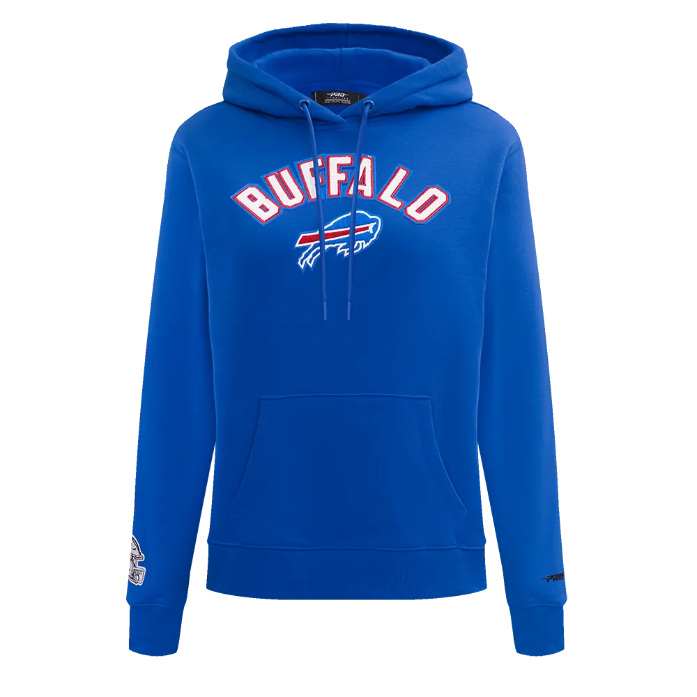 BUFFALO BILLS CLASSIC WOMEN'S FLC PO HOODIE (ROYAL BLUE)