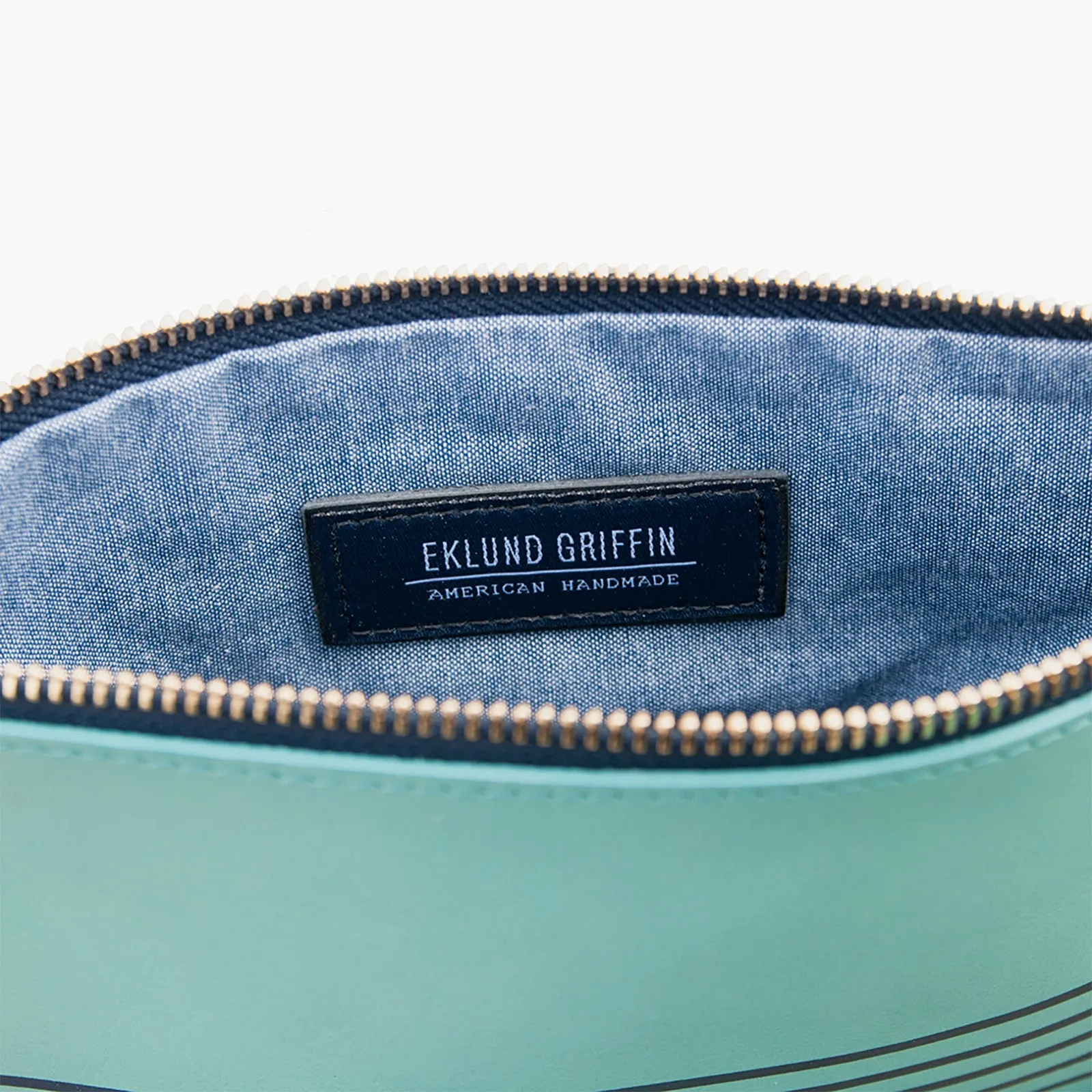 Buoy Block Clutch in Tidal Teal   Casco Bay Blue