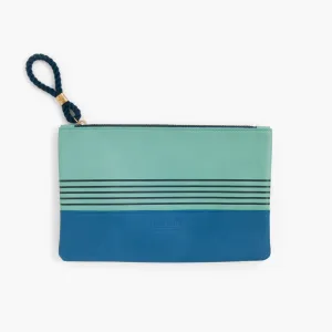 Buoy Block Clutch in Tidal Teal   Casco Bay Blue