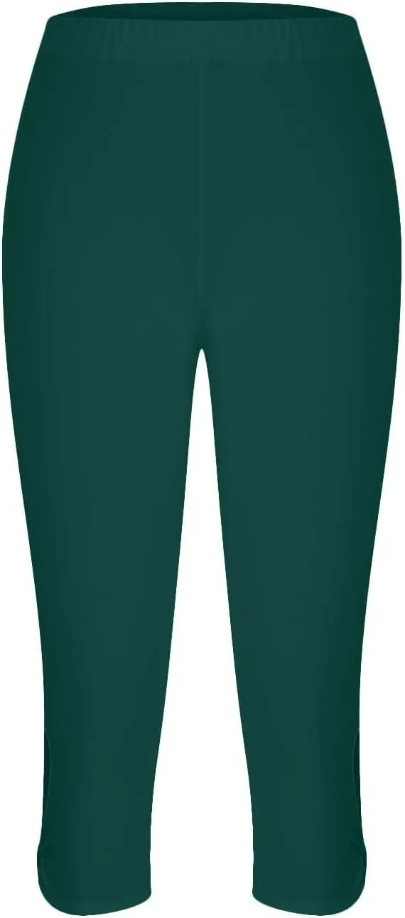 Capri Leggings for Women Tummy Control High Waist Yoga Pants Soft Leggings Summer Dressy Workout Pants