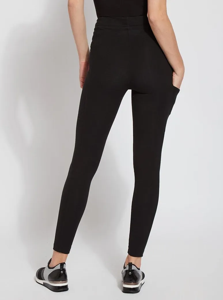 Cotton Lounge Ankle Jogger [12-2937-Black]