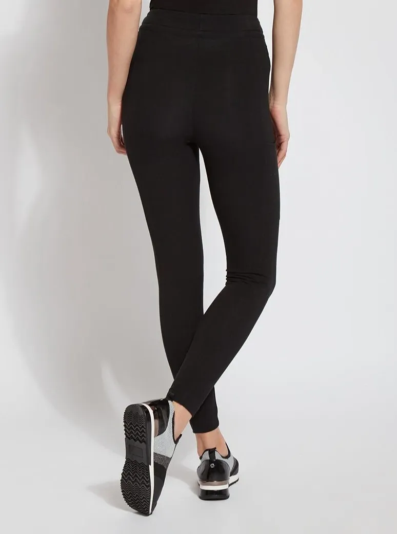 Cotton Lounge Ankle Jogger [12-2937-Black]