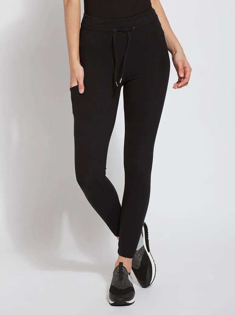 Cotton Lounge Ankle Jogger [12-2937-Black]