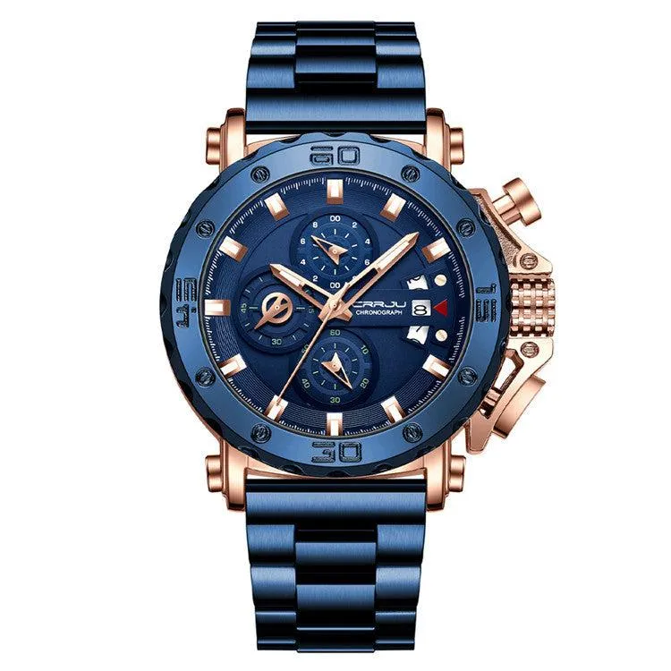 CRRJU Stainless Steel Quartz Watch For Men 2294