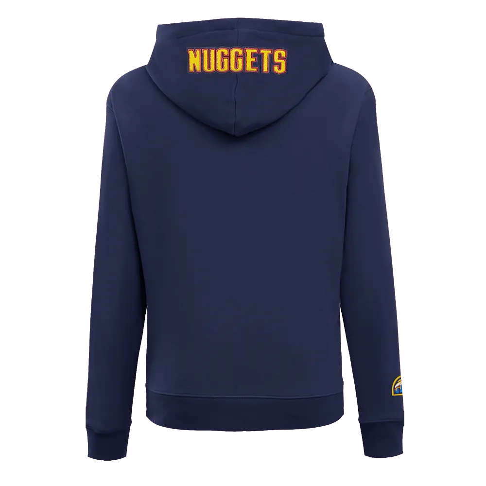 DENVER NUGGETS CLASSIC WOMEN'S FLC PO HOODIE (MIDNIGHT NAVY)