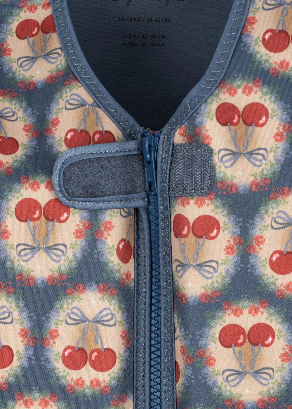 Ellis Swim Vest in Cherry Bow Blue