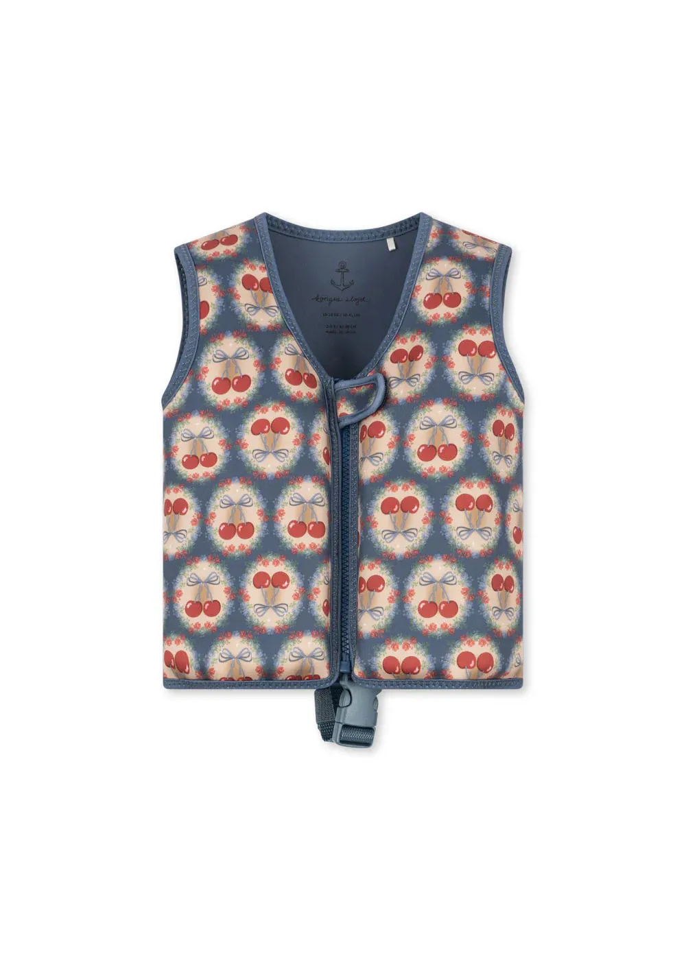 Ellis Swim Vest in Cherry Bow Blue
