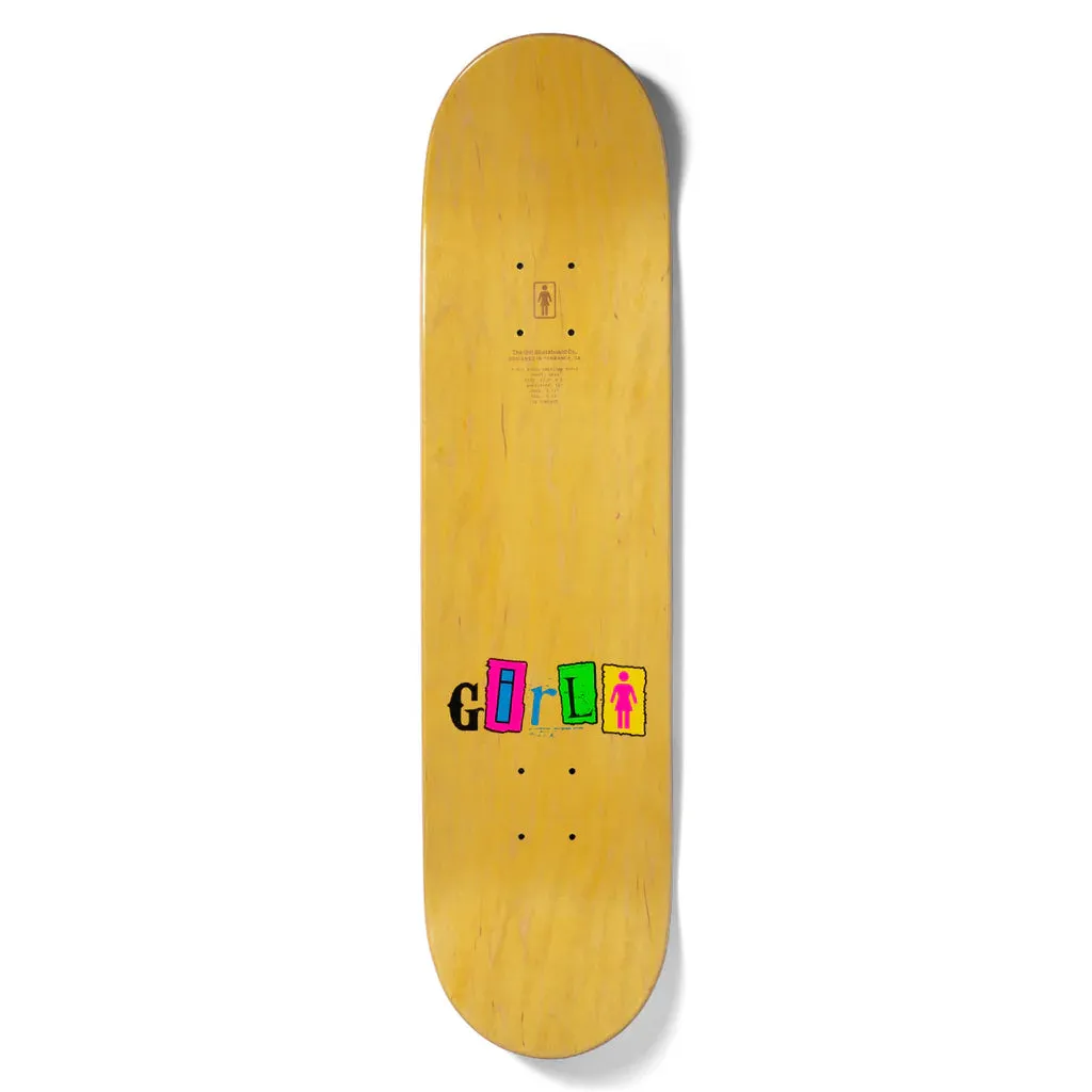 Girl Geering Out To Lunch Deck - 8.5" Assorted