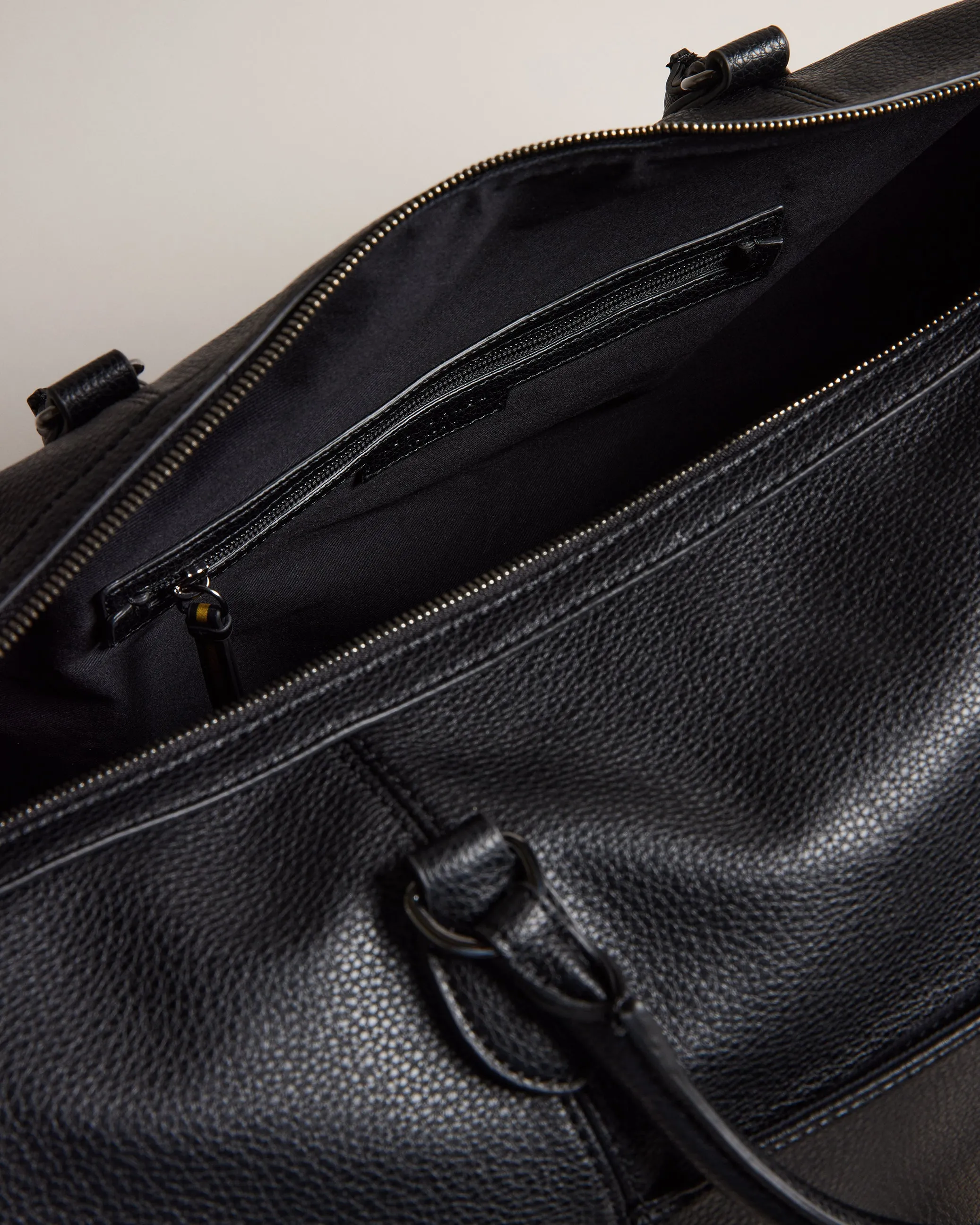 Kalvin Faux Leather Webbing Strap Holdall