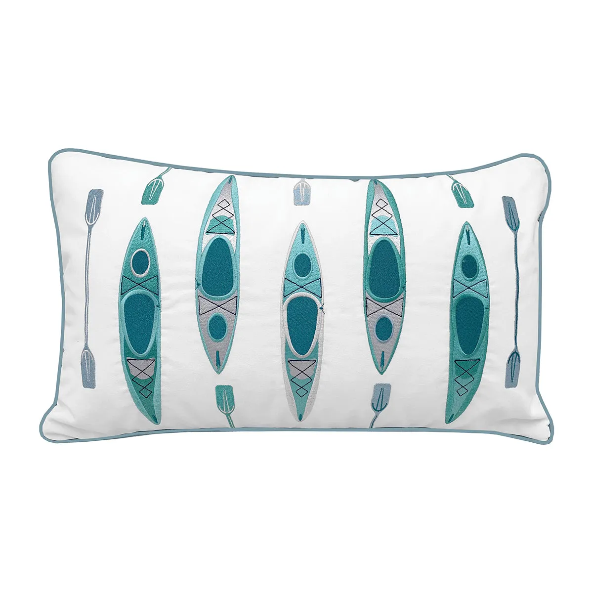 Kayak Indoor Outdoor Lumbar Pillow