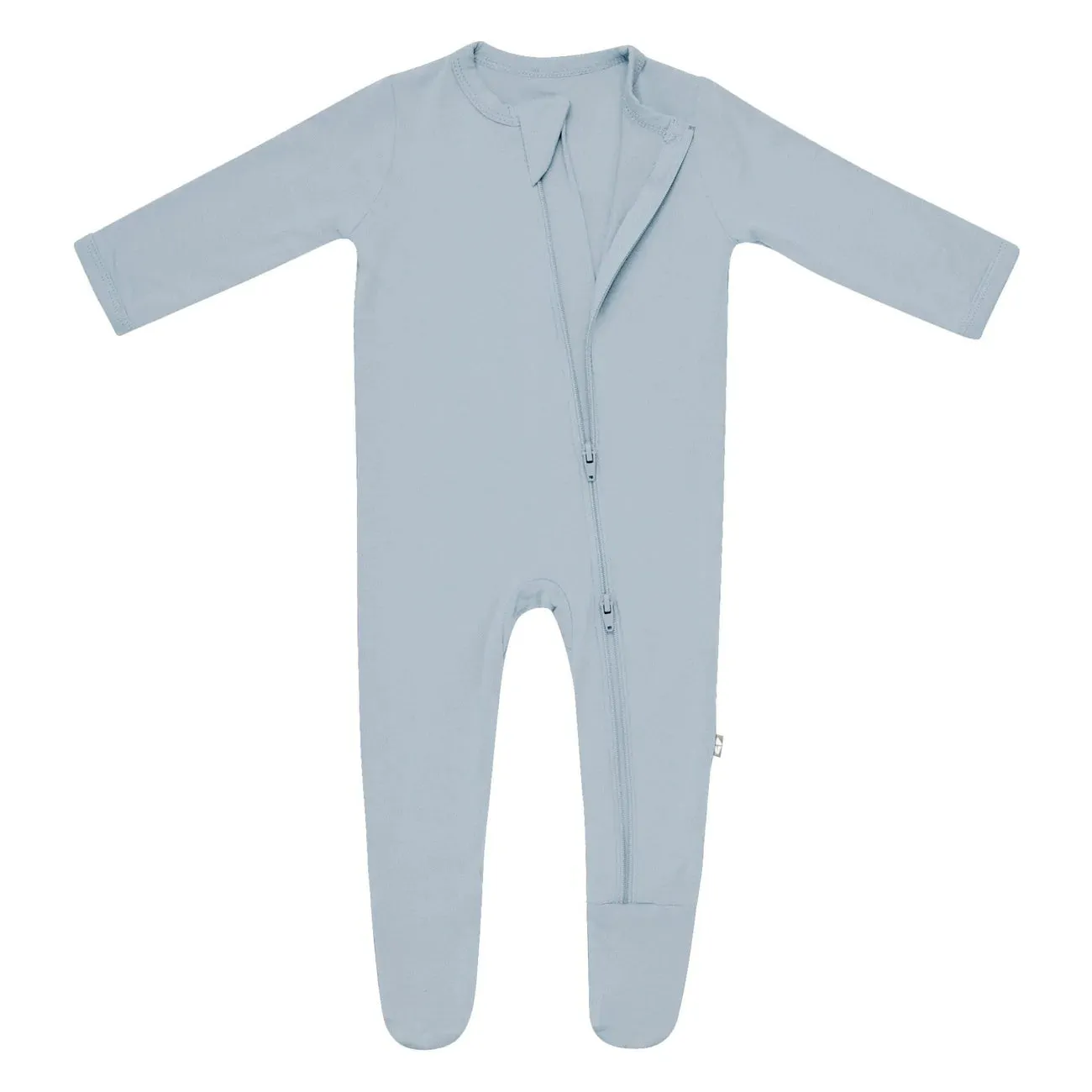 Kyte Zippered Footie, Fog