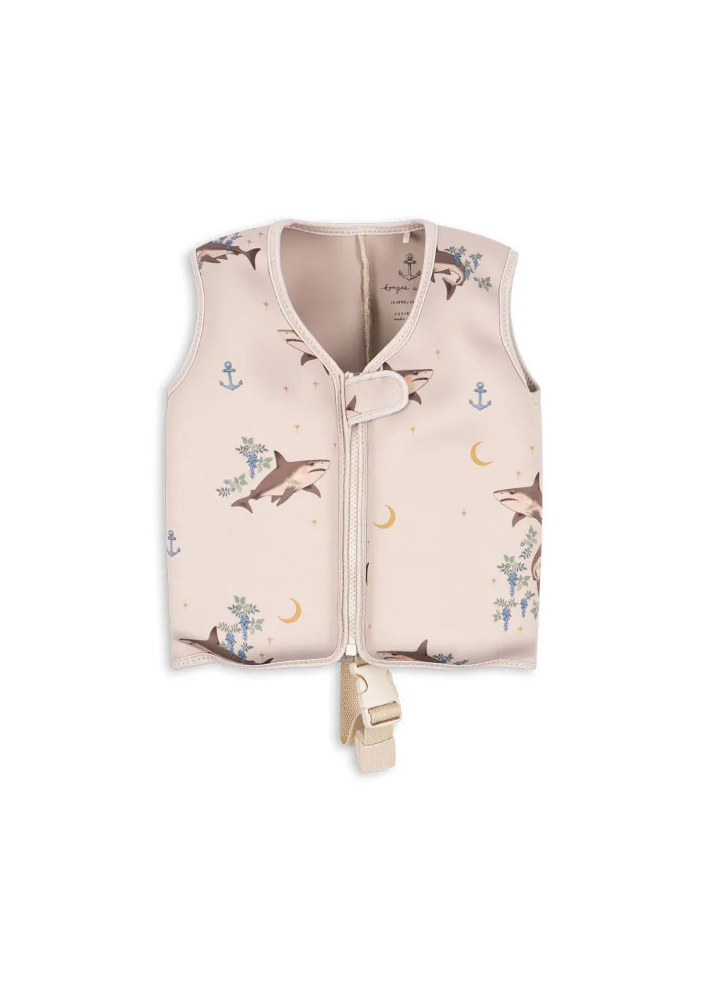 Mateo Swim Vest in Sharl Attack