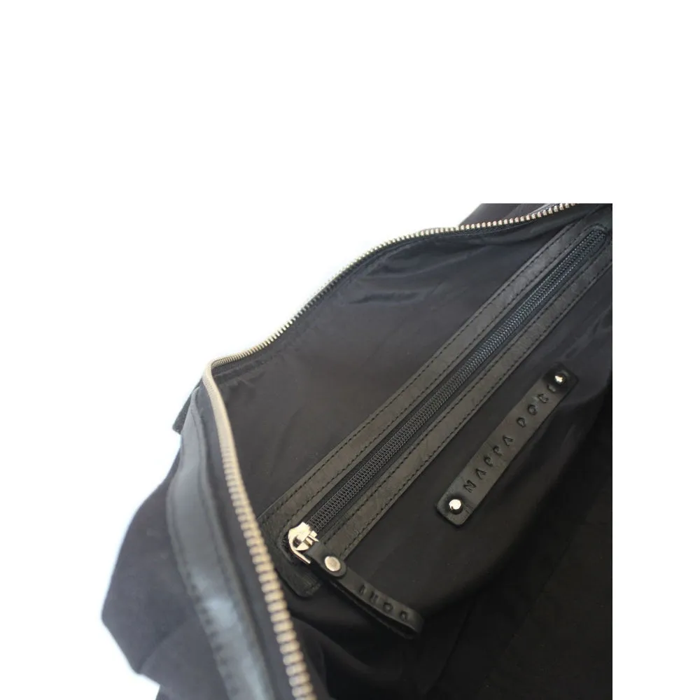 Nappa Dori Black Hitchhiker Bag