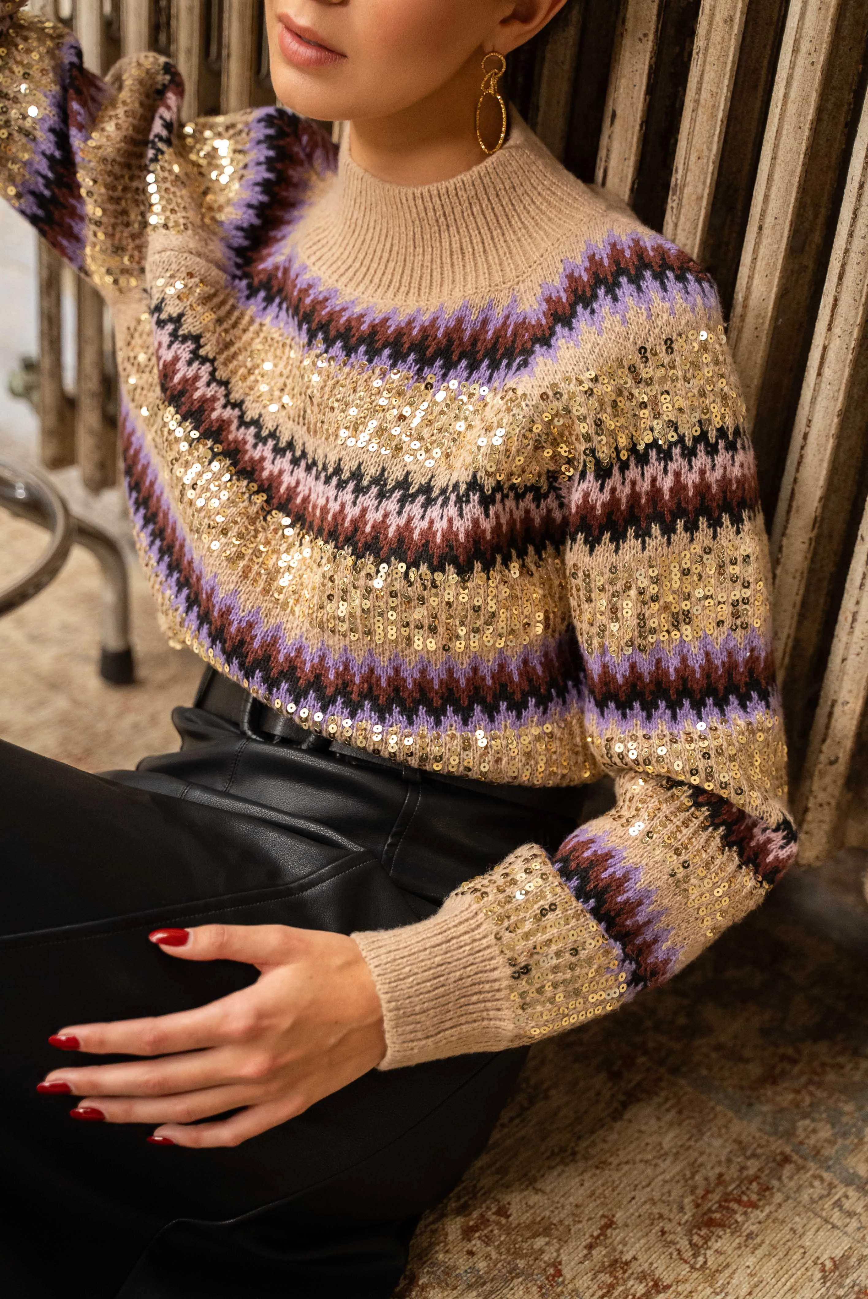 Pull Azura - Taupe