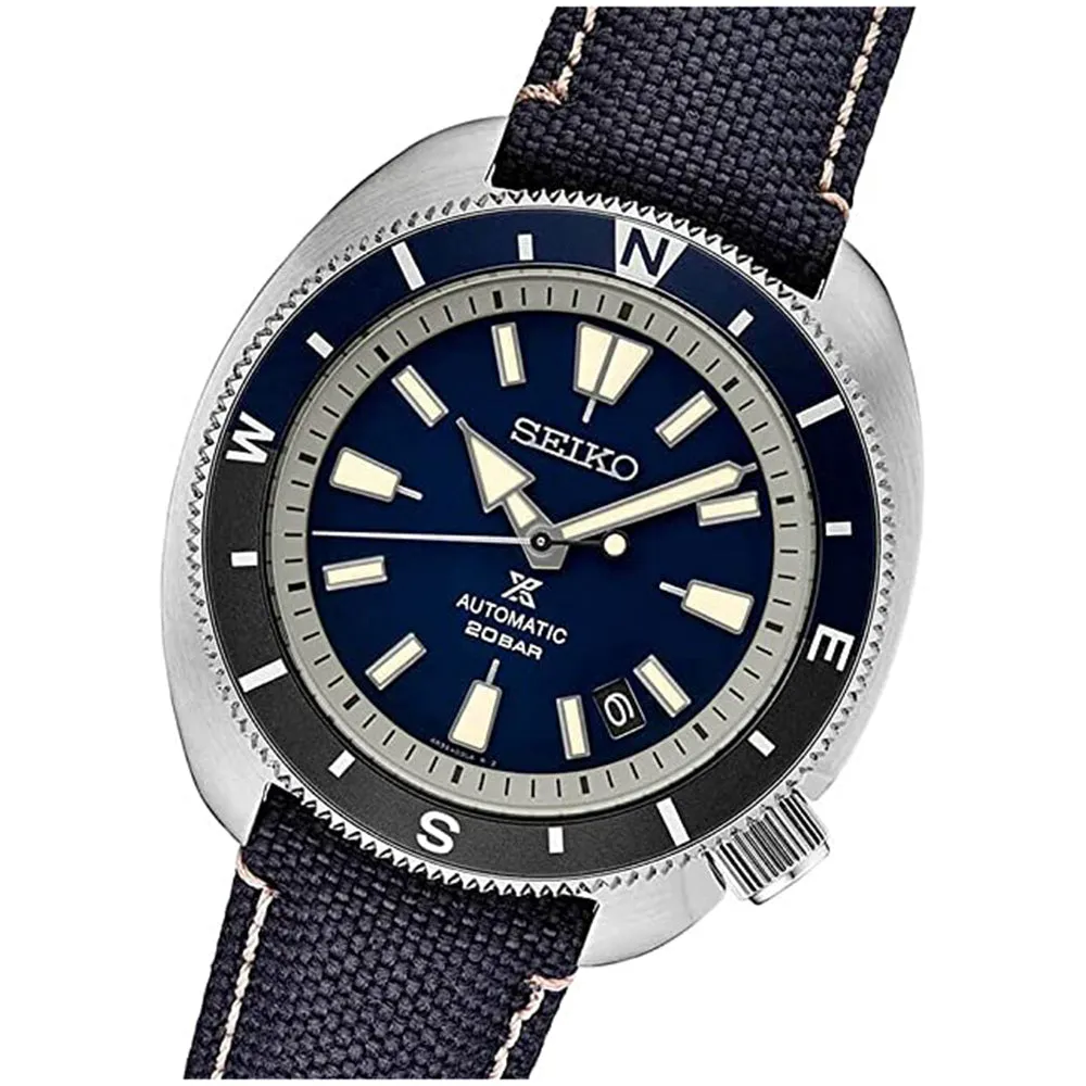 Seiko Mens Prospex Blue Dial Band 39.4mm Stainless Steel Watch - SRPG15