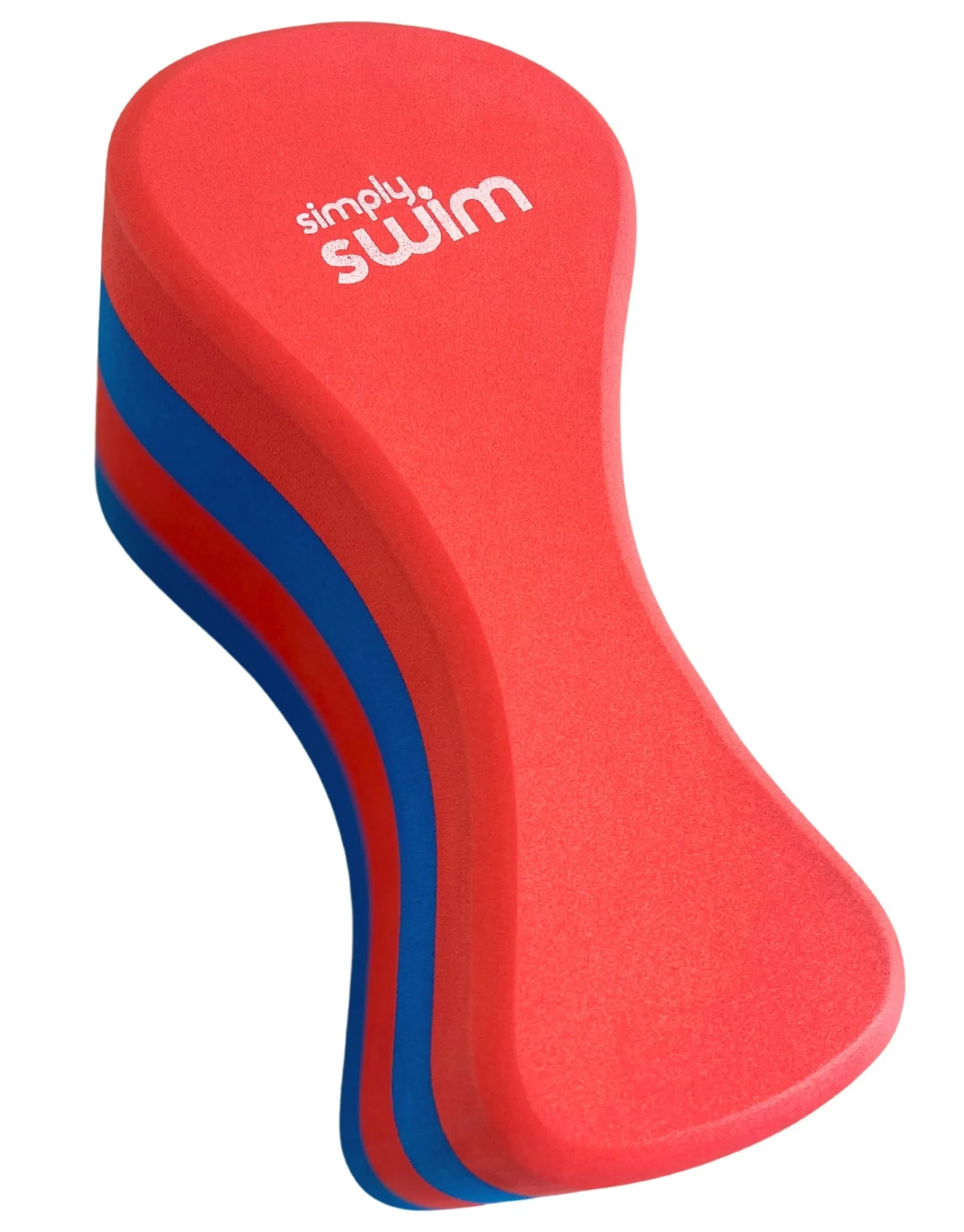 Simply Swim Adult Pull Buoy - Blue/Red