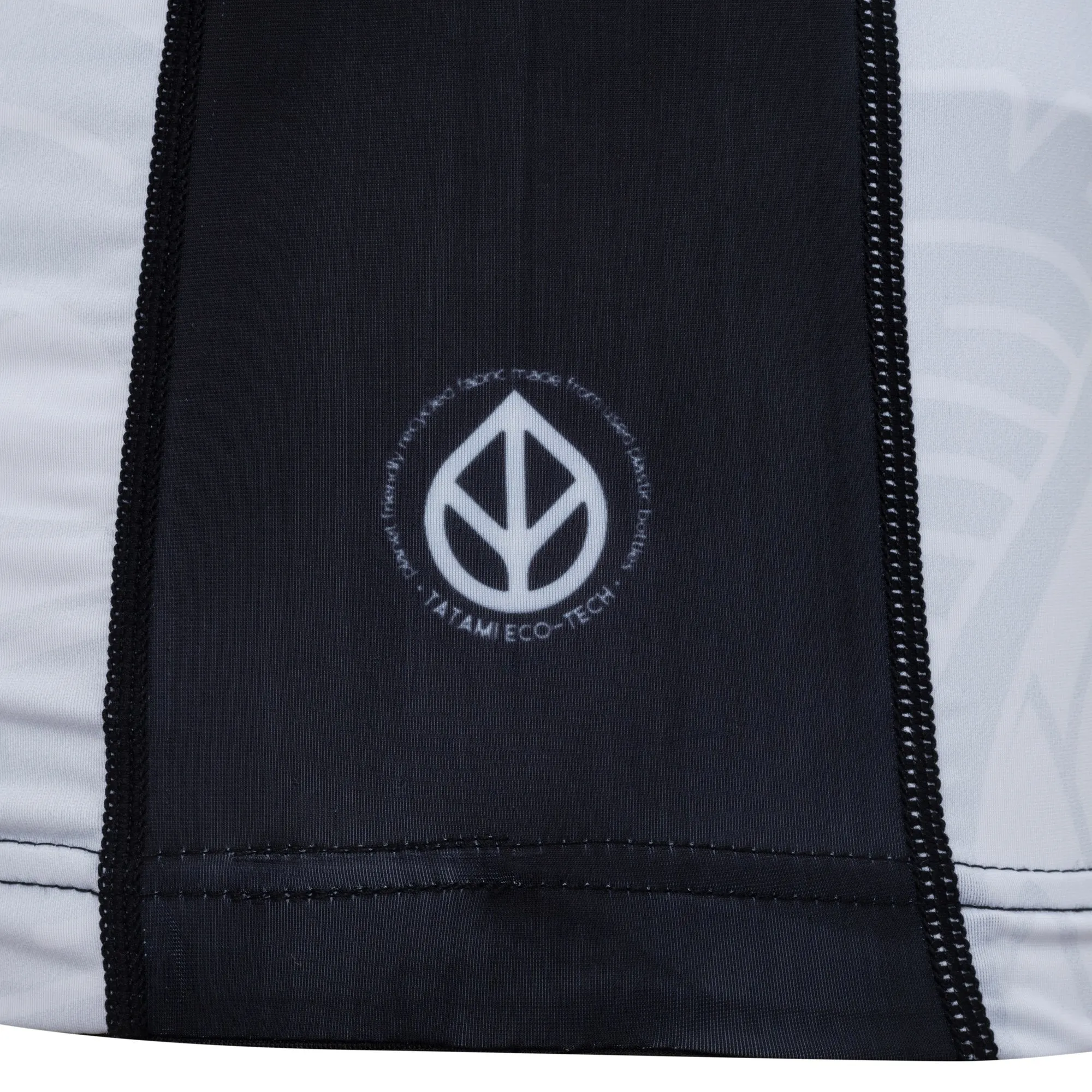 Tatami Serpent Long Sleeve Rash Guard - White/Orange