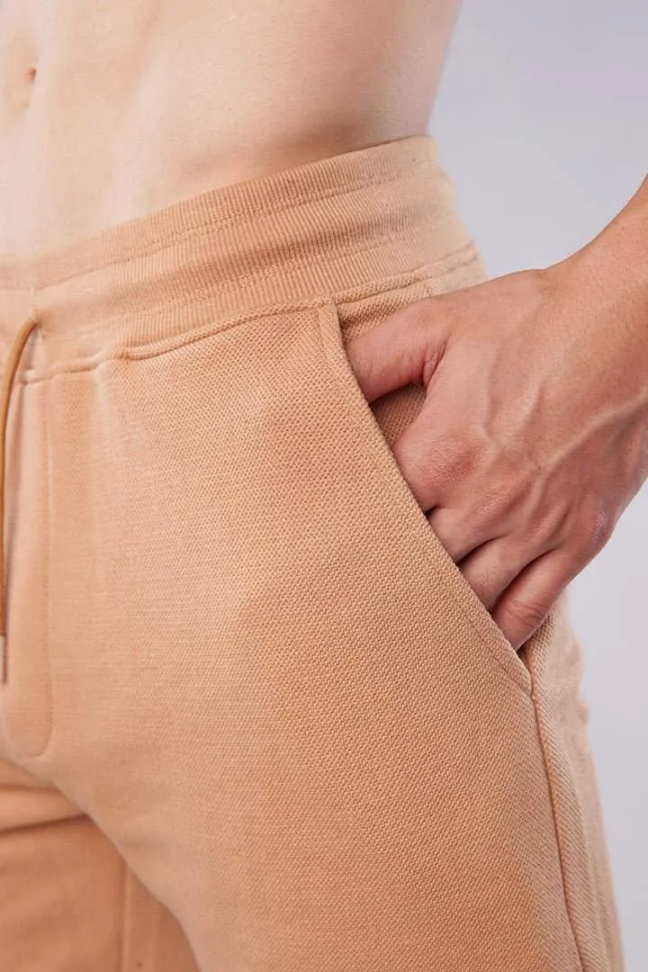 Taupe Terry Shorts